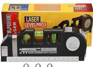 Fixit Laser Level Pro 3 Measuring Tape